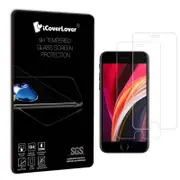 iCoverLover For [2-Pack] iPhone SE 5G (2022), SE (2020) Glass Screen Protector