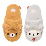 SAN-X☄ RILAKKUMA☃變裝貓咪 RILAKKUMA拉拉熊毛絨居家拖鞋保暖鞋變身貓公仔室內止滑拖鞋懶懶熊懶妹牛奶妹貓耳朵鞋子 SAN-X 日本正品正貨 代購連線 鬆弛熊 輕鬆熊放鬆熊 居家生活 室內鞋 防滑