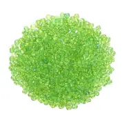 2000 Pcs Glass Seed Beads, 4mm Mini Glass Seed Spacer Bead, Grass Green