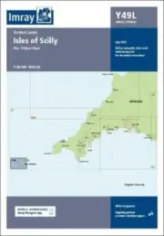 Imray Chart Y49 Laminated by Imray NEW Sheet map folded