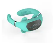 M58 Green 16-speed Cervical Massager Mini Smart Silicone Shoulder and Neck Pulse Electric Portable Neck Guard for Pain Relief