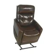 Theorem Ealing Lift & Recline Leather Armchair - Walnut