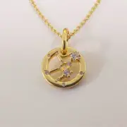 Zodiac Necklace-60cm pandora Golden Plated Virgo