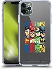 Head Case Designs Officially Licensed Justice League DC Comics JLA 2 Supreme Team Gel Case [Military Grade Protection] Compatible with Apple iPhone 11 Pro Max