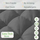 1000GSM Bamboo Pillowtop Matress Topper Mattress Protector Pad Cover 45cm Deep