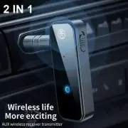 Bluetooth 5.0 Transmitter Receiver Audio Adapter AUX 3.5mm TV CAR PC Speaker AU