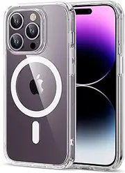 ESR for iPhone 14 Pro Case Magsafe with HaloLock, Shockproof Military-Grade Drop Protection, Scratch-Resistant Back, Cover for iPhone 14 Pro (6.1"), Classic Hybrid Magnetic Case, Clear