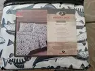 NEW MOSSY OAK QUEEN PRINT SHEET SET 4 PIECE SET QUEEN BLUE FISH PRINT