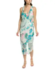Go> by GoSilk Go Double Exposure Silk Dress
