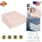 15lbs Pink Weighted Blanket 60"x80" for Year-Round Comfort and Relaxation