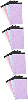 TEHAUX 4pcs 4 Paper Notepad A5 Pocket Size Notebooks Office Supplies School Notebook to Do Memo Pad Lined Legal Notepad