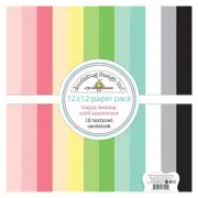 Doodlebug Textured Double-Sided Cardstock 12"X12"-Happy Healing