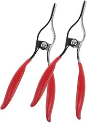 2pcs Automotive Fuel Line Disconnect Tool Durable Hose Separator Pliers Chrome Tungsten for Efficient Water Fuel Hose Removal for Car Repair Maintenance