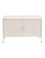 [Artiss] Metal Cabinet Base Buffet Sideboard in White