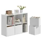 Superfast Toolless Assembly Bookshelf Cube Storage Organizer Shelving Unit