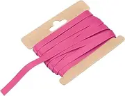 uxcell Double Fold Bias Tape for Sewing 1/3 Inch x 6 Yards Satin Pre-fold Continuous Binding Tape for Seaming Quilting Hemming Binding DIY Crafts, Rose Red