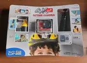 Explore One 4K Action Camera w/ WiFi Bundle Mounts Helmet Tripod Board 32GB SD