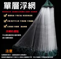 在飛比找露天拍賣優惠-*樂源* 台灣發貨 優質 原子網 魚網 粘網 單層浮網 掛網