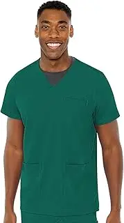 [Med Couture] Men's Scrub Top Wescott with 3 Pockets & 2-Way Stretch and Ultra Soft Fabric - MC7477