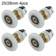 4*Partial Shower Door Rollers Runner Wheels Pulleys Eccentrics Sliding Pulleys