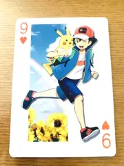 Ash Pikachu Pokemon Playing cards Poker card PALCITY From Japan Nintendo D-100