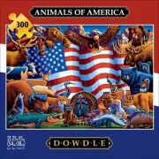 Animals Of America 300 Pc. Jigsaw Puzzle, New-Sealed Box!