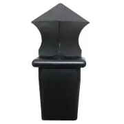 Fence Finials Premium Polypropylene USA Made Picket Fence Finial Toppers- 1/2"