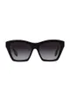 Burberry Women's Square Frame Black Acetate Sunglasses - BE4391F