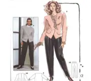 Burda Couture 4906 Size 10-20 Misses Pants Jacket & Blouse Sewing Pattern Uncut