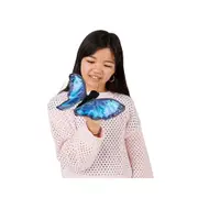 Folkmanis Blue Morpho Butterfly Hand Puppet 24cm Kids Animal Plush Toy 3y+