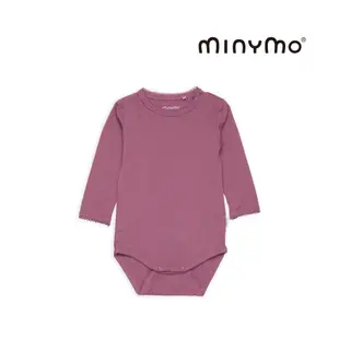 Brands4Kids 竹纖維長袖包屁衣(乾燥玫瑰)_Minymo系列