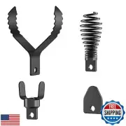 Drain Snake Attachment Replacement Cutters-Boring Bulb Cutter,C-Cutter,Spade