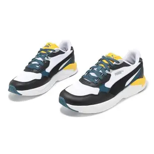 Puma 休閒鞋 X-Ray Speed Lite 男鞋 白 黑 拼接 皮革 網布 緩震 運動鞋 38463944