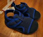 Old Navy Toddler Boys SIZE 6 Mesh Water Sandals Navy Blue Beach Pool Play #31823