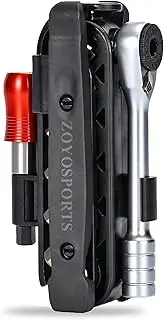 ZOYOSPORTS Mini Ratchet Wrench Tool Kit Multi-Function Repair Tools Waterproof Storage Box Tire Lever Screwdriver Spanner Set