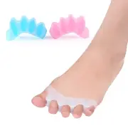 1pair Silicone Toe Separator Child Stretcher Straightener Spreader Correct.dy