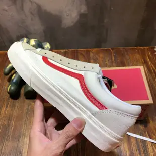 高品質 VANS OG STYLE 36 LX OLD SKOOL 白紅 GD 權志龍