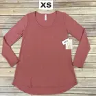 XS LYNNAE LuLaRoe ~ SOLID ANTIQUE MAUVE ~ Long Sleeved Top; Sizes 2-4; FREE SHIP