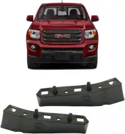 Bumper Retainer Brackets Plastic Front For 2015-2022 GMC Canyon