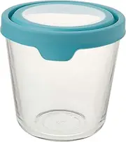 Anchor Hocking Preperation Glass Food Storage, 7 Cup Tall, Mineral Blue