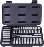 ATD Tools -1200- 44 Pc. 1/4" Drive 6 Point SAE and Metric Pro Socket Set