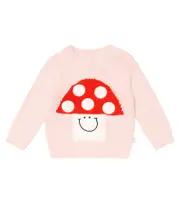 [Stella McCartney Kids] Stella McCartney Kids Baby intarsia cotton and wool sweater M 3 pink