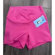 FLEO Cross Over Shorts Pink Size Medium NWT