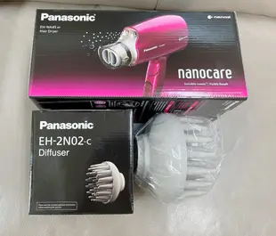 [二手轉賣 買1送2]國際牌Panasonic奈米水離子溫控負離子吹風機(EH-NA45) 附專用烘罩+速乾吹嘴