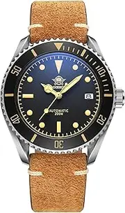 [ADDIESDIVE] Men's Automatic Watches Analog Watch Diver Watch 20bar Water Resistance NH35 Movement