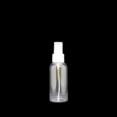 10 x 100ml Clear Plastic Bottles Cosmetic & Sanitizer Bottle + Mist Spray