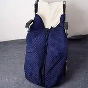 [SUOYUANJIE] Lightweight Wheelchair Blanket with Zipper and Villus Waterproof Fleece Lined Wheelchair Blanket Warm Covers Leg and Lower Body Universal fit for Wheelchairs