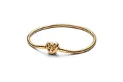 PANDORA MOMENTS Mod. FAMILY TREE HEART CLASP SNAKE CHAIN - Size 19