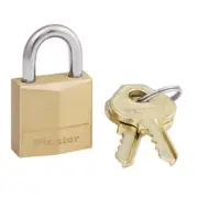 Master Lock 0120BOX-1A31 Padlock Keyed Alike Brass - 20 x 4 x 11mm
