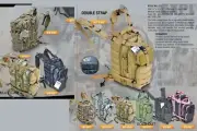 Explorer Black 72 Hour Combat Rucksack Backpack Tactical 3 Day Military